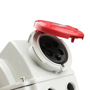 PCE 7525-6 32 Amp 5 Pole Switch Interlocked Socket IP44