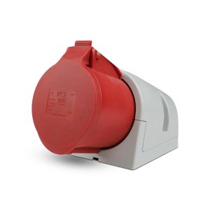 PCE 125-6 32 Amp 5 Pole Wall Mounted Socket IP44