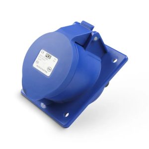 PCE 423-6 32 Amp 3 Pole Flanged Socket IP44