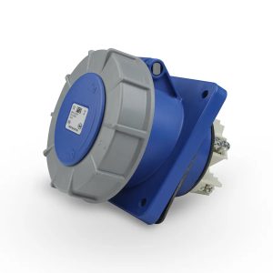 PCE 433-6 63 Amp 3 Pole Flanged Socket IP67