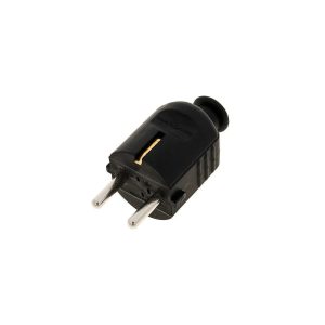 PCE 02974-BK 16 Amp 3 Pin Schuko Plug Black IP20