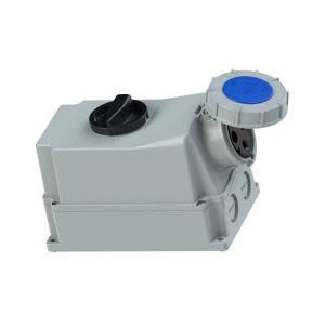 PCE 75332-6 63 Amp 3 Pole Switch Interlocked Socket IP67