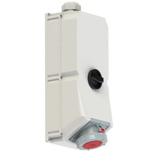 PCE 9755100 125 Amp 5 Pole Switch Interlocked Socket IP67